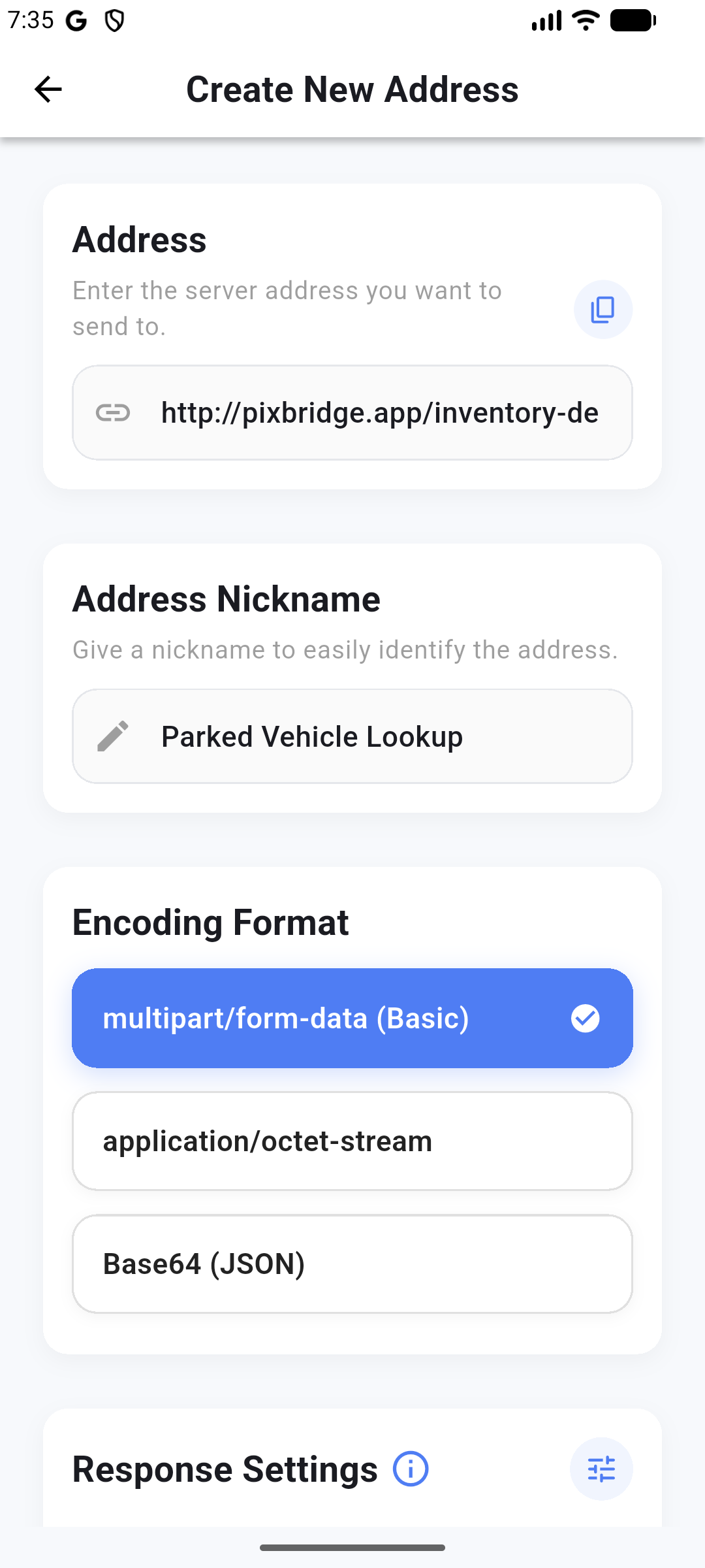 PixBridge app screenshot 1